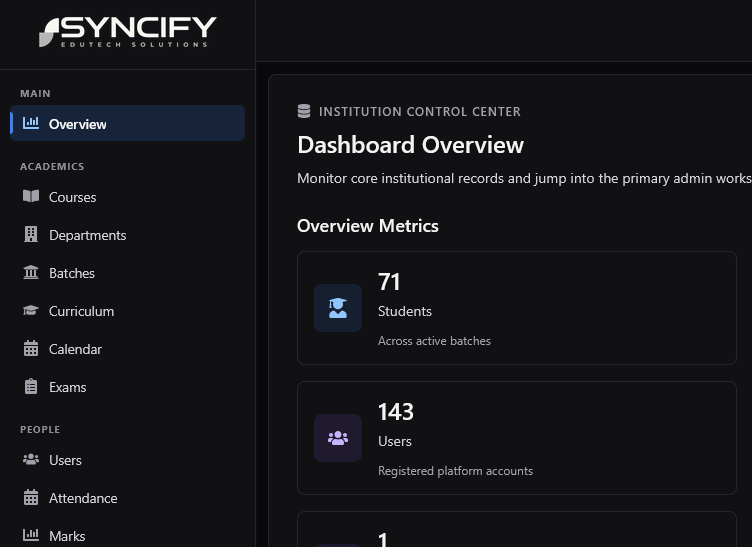 Dashboard Overview